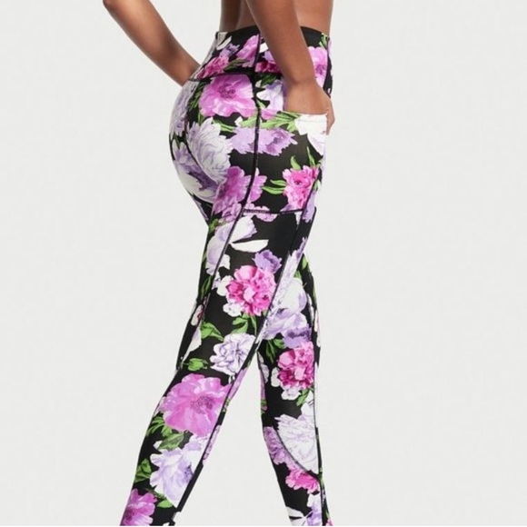 Victoria Secret Floral Leggings - Picture 1 of 5